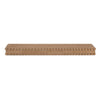 Large Rustic Beaded Wood Floating Wall Shelf - Natural